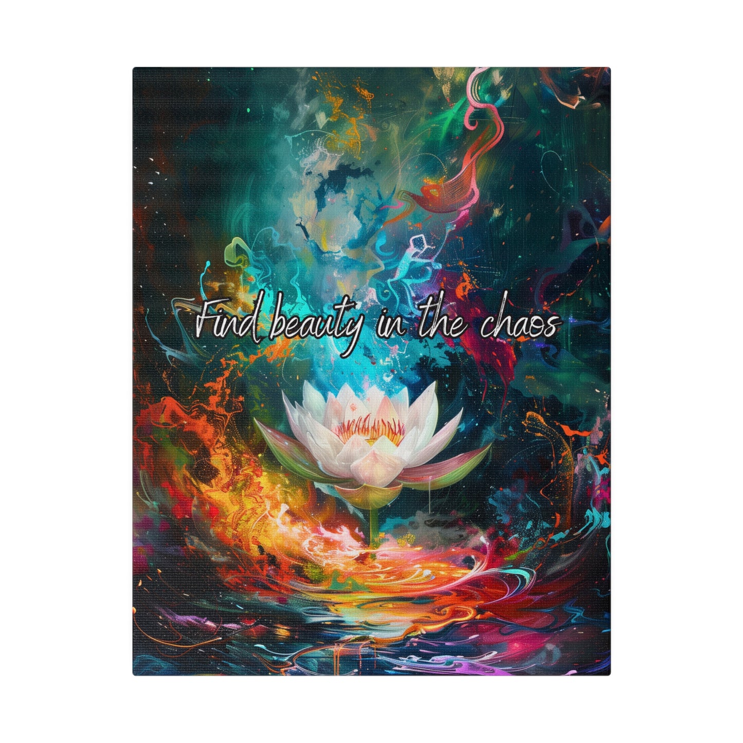 Chaos in Bloom- Matte Canvas - Active Ascend