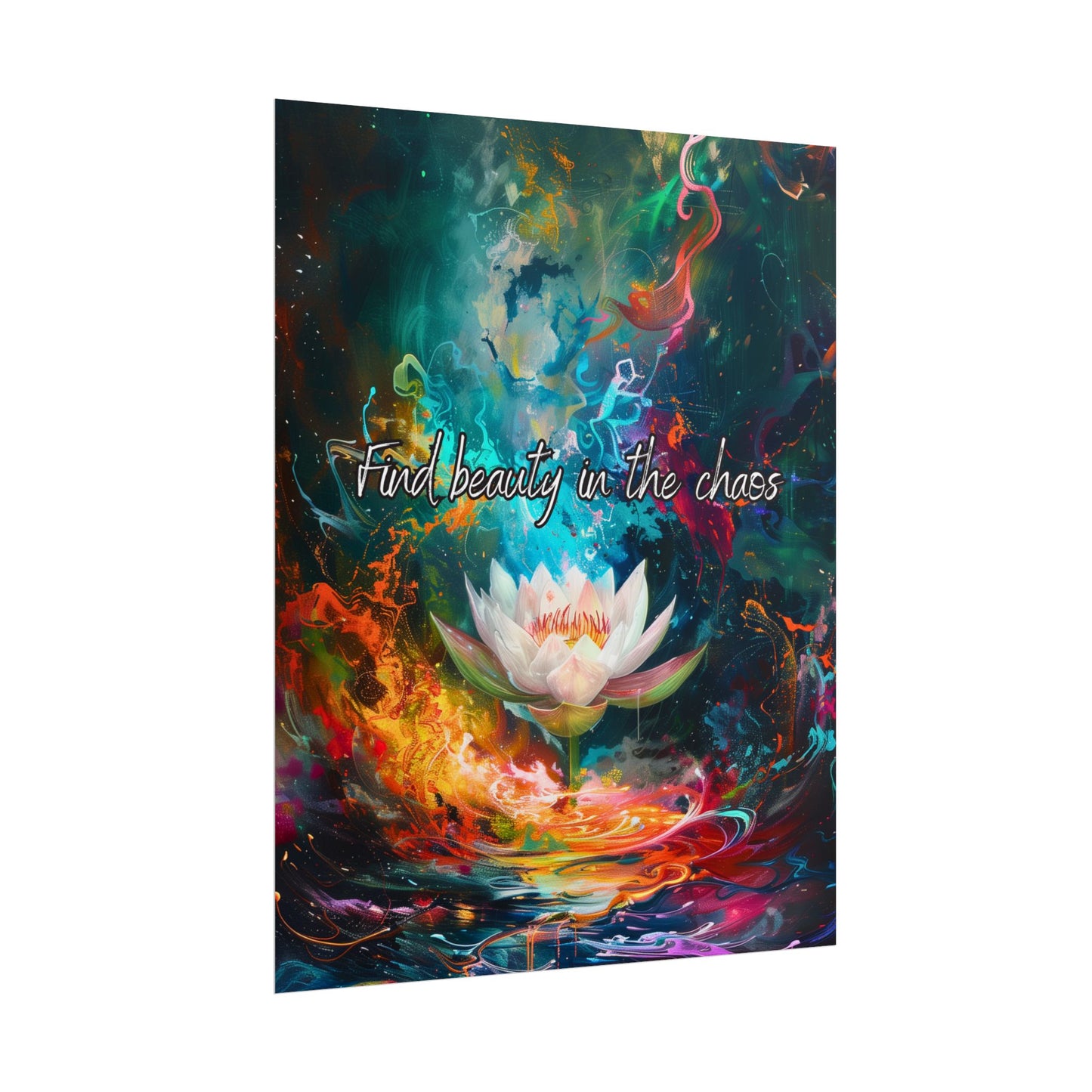 Chaos in Bloom- Fine Art Poster