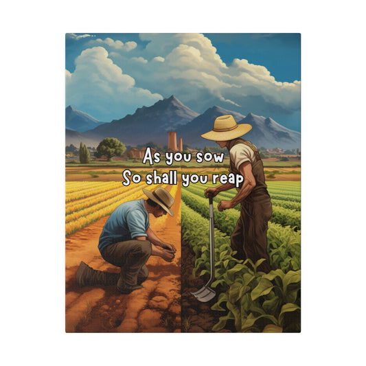 Harvest of Diligence- Matte Canvas - Active Ascend