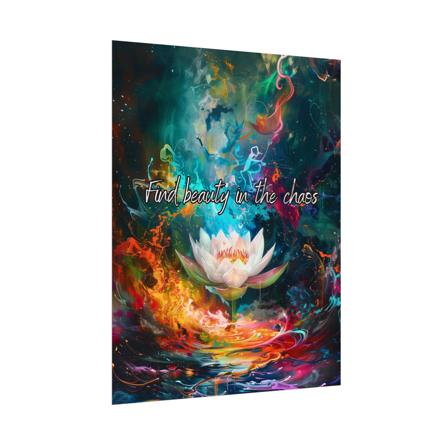 Chaos in Bloom- Fine Art Poster