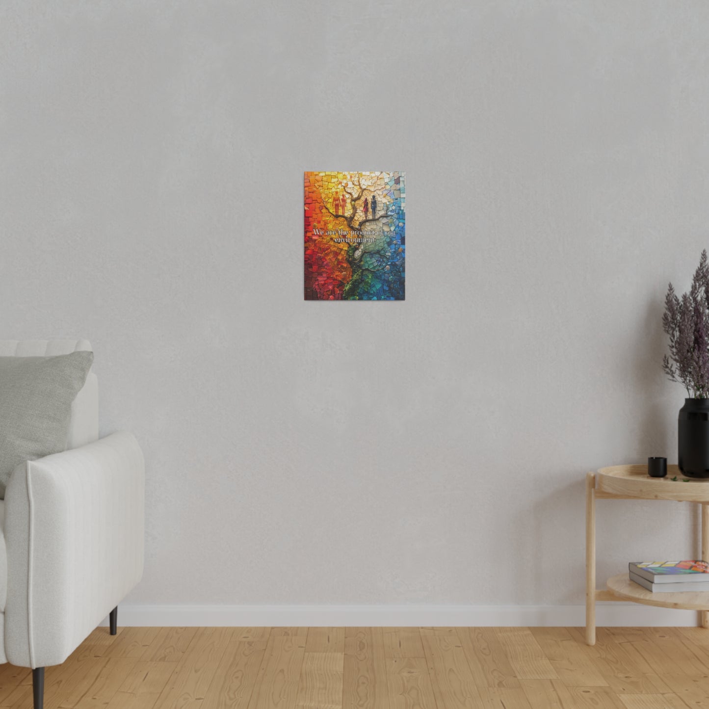 Mosaic of Existence- Matte Canvas - Active Ascend