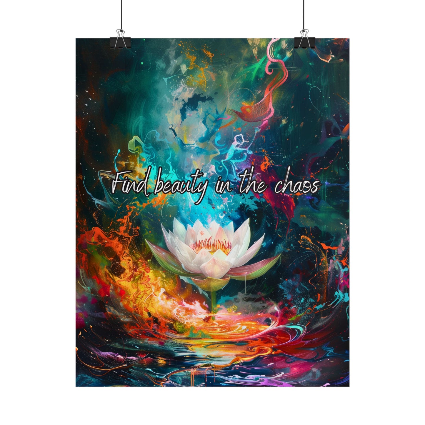 Chaos in Bloom- Fine Art Poster