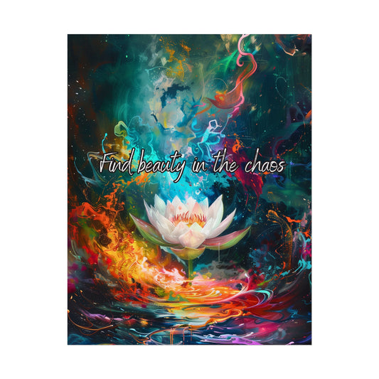 Chaos in Bloom- Fine Art Poster