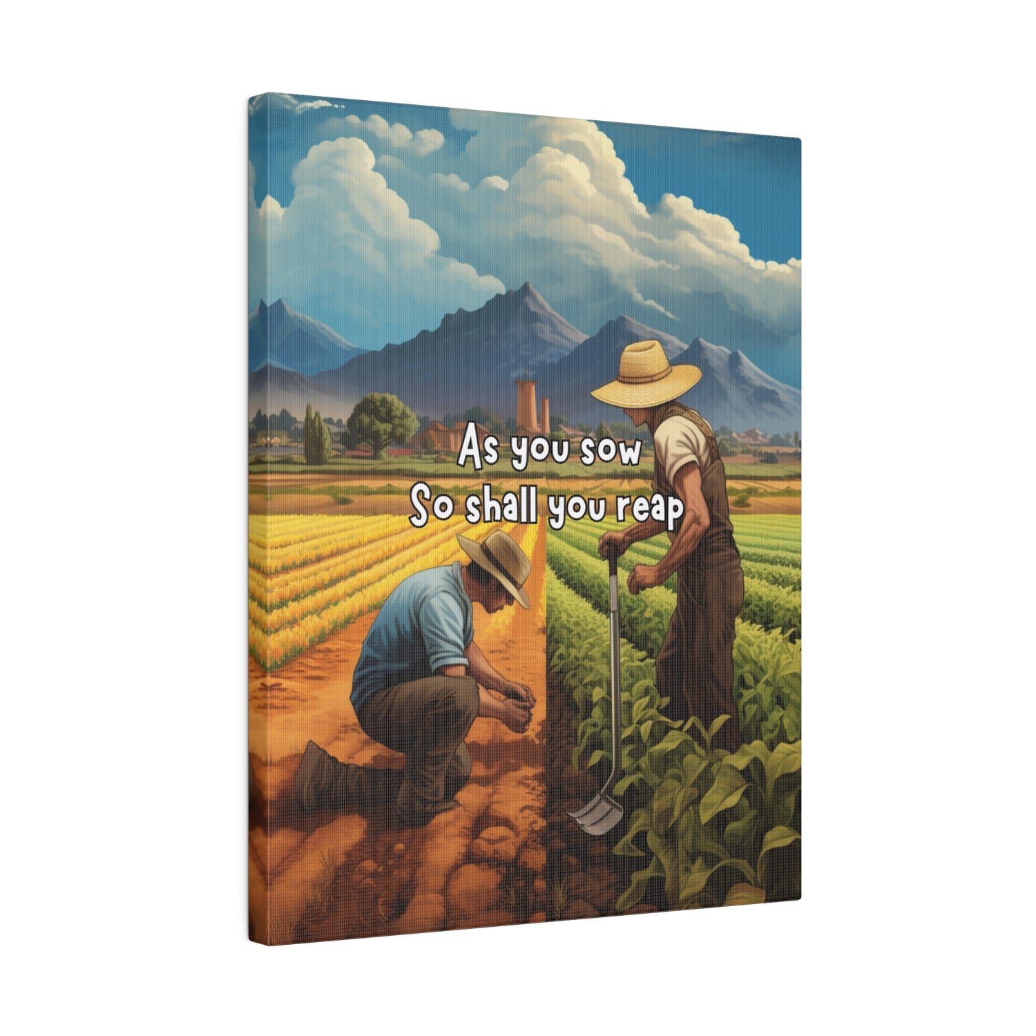 Harvest of Diligence- Matte Canvas - Active Ascend