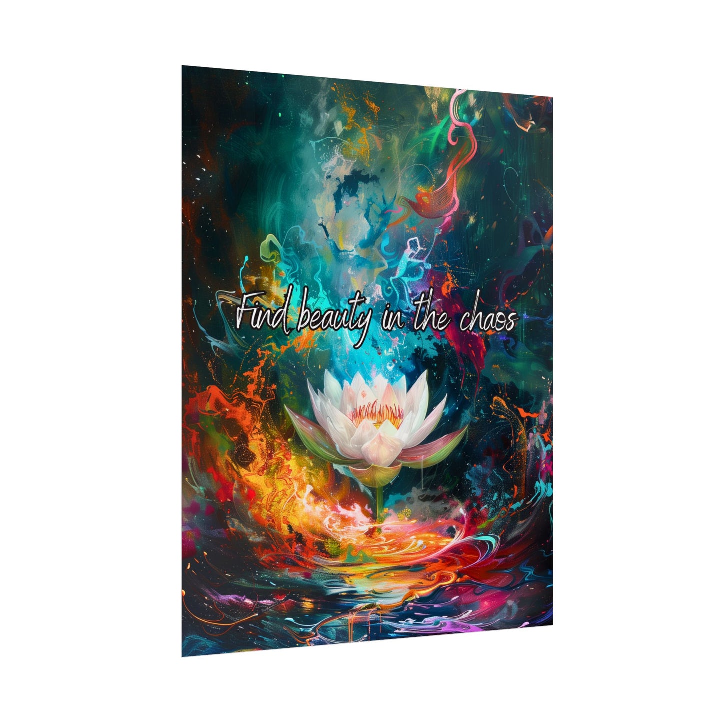 Chaos in Bloom- Fine Art Poster