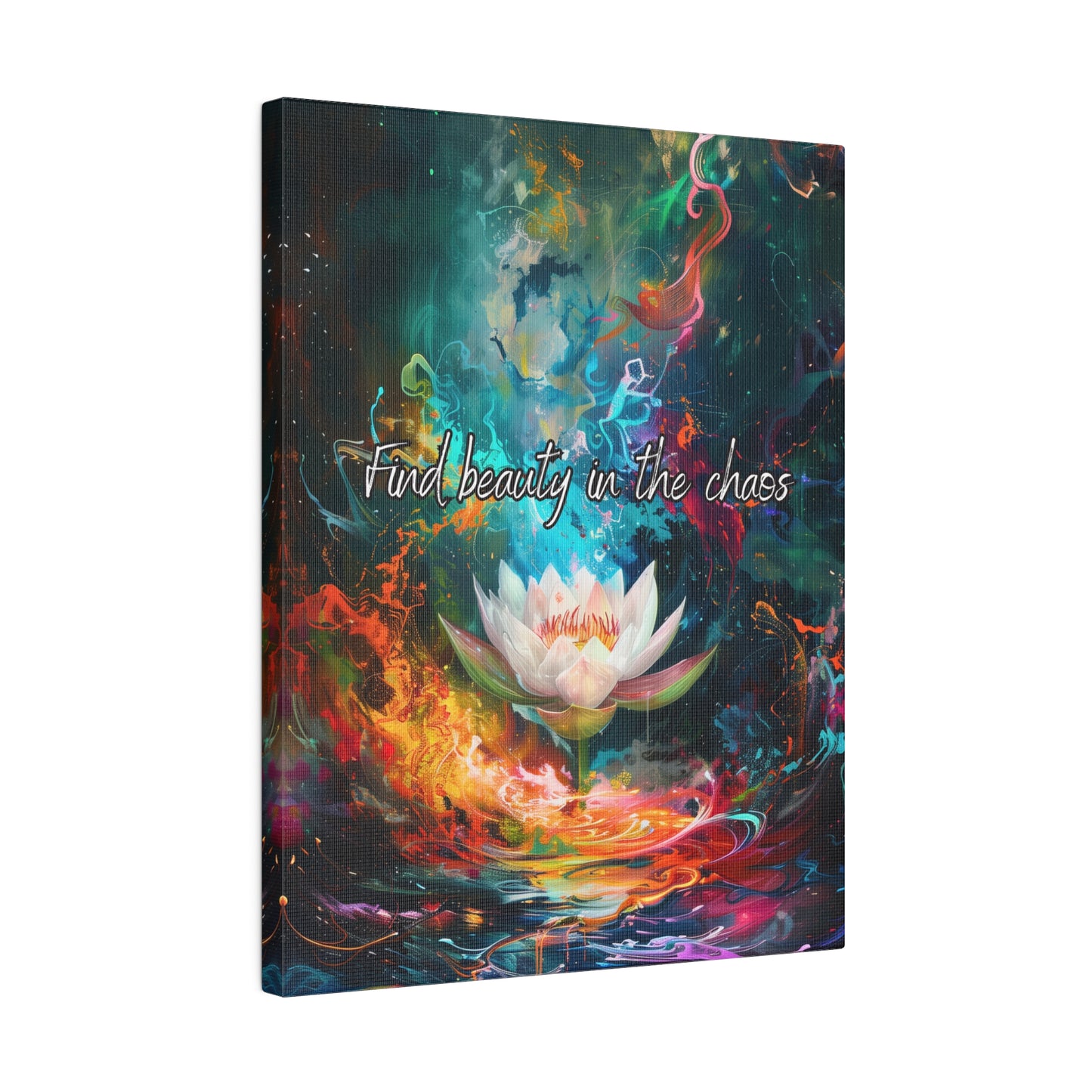 Chaos in Bloom- Matte Canvas - Active Ascend