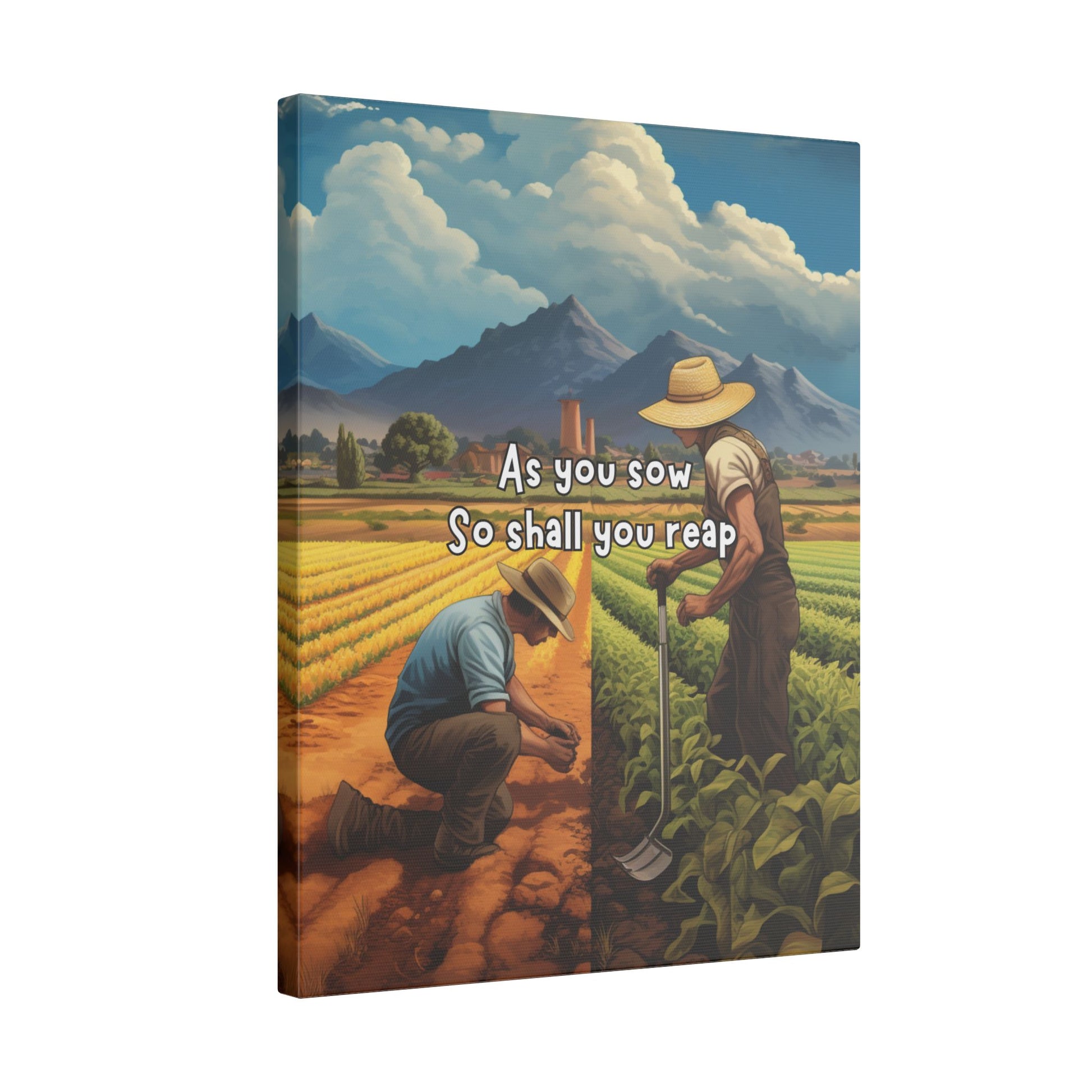 Harvest of Diligence- Matte Canvas - Active Ascend