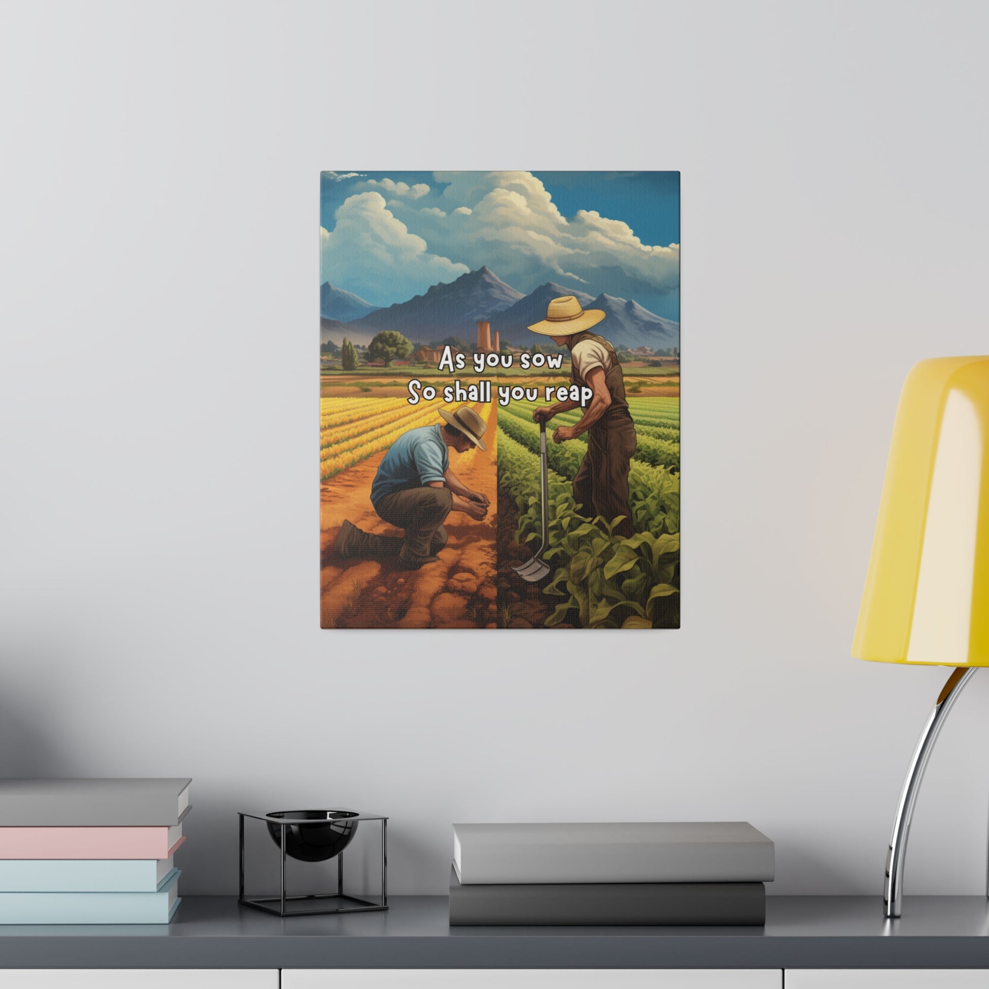 Harvest of Diligence- Matte Canvas - Active Ascend