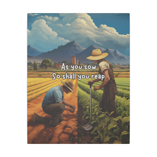 Harvest of Diligence- Matte Canvas - Active Ascend