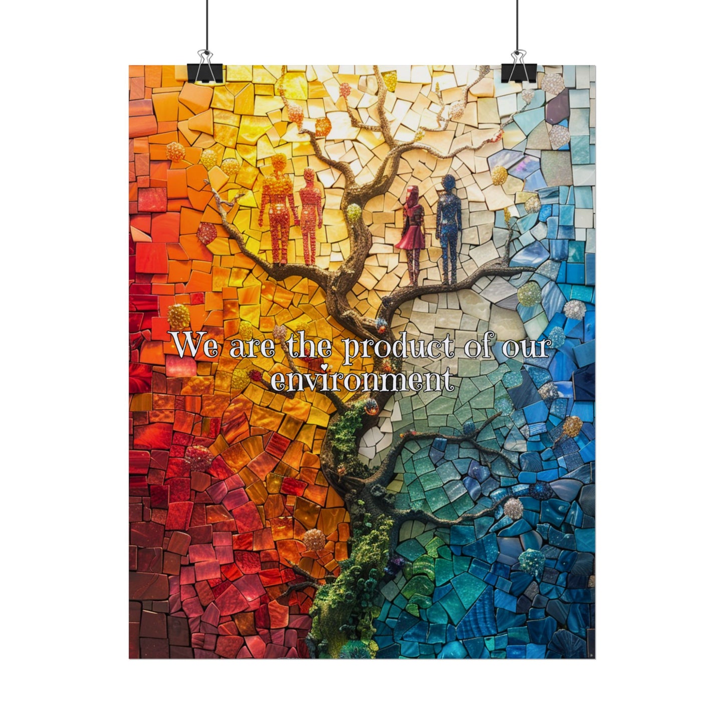 Mosaic of Existence- Fine Art Poster