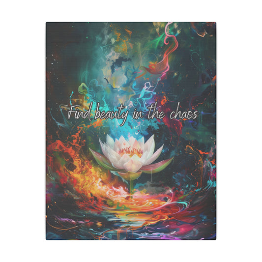 Chaos in Bloom- Matte Canvas - Active Ascend